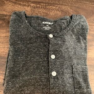 Bonobos Short Sleeve Henley Made in USA Cotton
